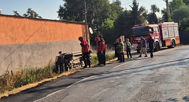 Susurluk’ta Dehşet Dolu Dakikalar: Araç Takla Attı, 3 Kişi Kurtarıldı!