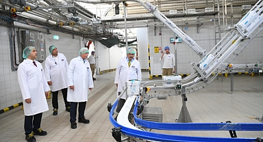 Vali İsmail Ustaoğlu, Gönenli Süt ve Süt Ürünleri İşletmesinde İncelemelerde Bulundu