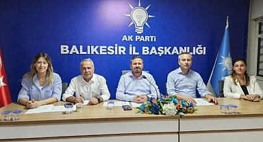 AK Parti Balıkesir İl Yönetiminden Haftalık Olağan Toplantı