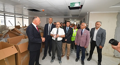 Altıeylül Kız Yurdunda Çalışmalar Tamamlanma Aşamasında