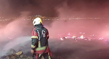 Ayvalık’ta Çiftlik ve Arazi Yangınına İtfaiye Hızlı Müdahale Etti