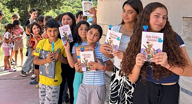 Balıkesir'de Çocukların Doğayla İç İçe Kitap Keyfi