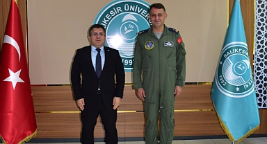 Balıkesir Garnizon Komutanı, Rektör Oğurlu’ya İade-i Ziyarette Bulundu