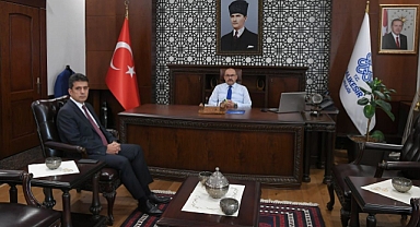 Balıkesir’in Yeni İl Emniyet Müdürü Şükrü Yaman’dan Vali Ustaoğlu’na Ziyaret