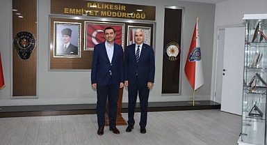 Balıkesir Ticaret Odası’ndan Emniyet Müdürü Hasan Yiğit’e Veda Ziyareti