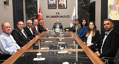 Balıkesir Valisi İsmail Ustaoğlu’na Yoğun Ziyaret Trafiği