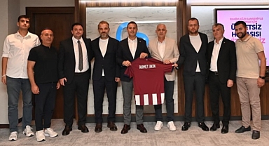 Bandırmaspor Başkanı Murat Karakoyun’dan Başkan Ahmet Akın’a Ziyaret