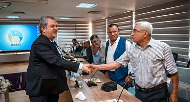 BASKİ Genel Müdürü Erdoğan Öztürk, Altıeylül Muhtarlarıyla Bir Araya Geldi