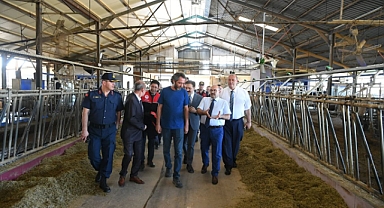 Bigadiç’te Süt Sığırcılığı İşletmesinde Teknolojiyle Üretim Denetimi