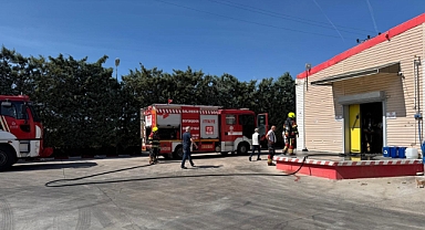 Damızlık İşletme Tesisinde Çıkan Yangın Büyümeden Söndürüldü