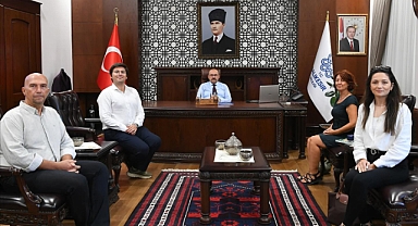 Deniz Yaşamını Koruma Derneği Üyelerinden Vali Ustaoğlu’na Ziyaret