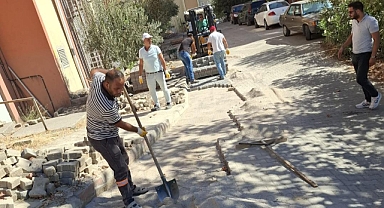 Edremit Atatürk Mahallesi’nde Doğalgaz Sonrası Yol Tamiratı Başladı