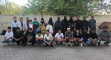 Edremit’te 28 Düzensiz Göçmen Yakalandı