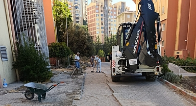 Edremit’te Doğalgaz Alt Yapısı Tamamlanan Bölgelerde Tamirat Çalışmaları Sürüyor