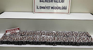 Edremit’te Narkotik Operasyonu: 5.586 Sentetik Ecza Hapı Ele Geçirildi