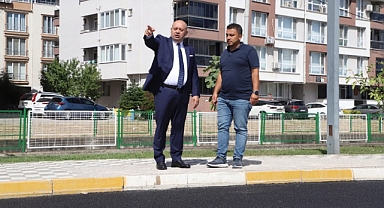 Gönen’de Şehit Cengiz Topel Caddesi Asfalta Kavuşuyor