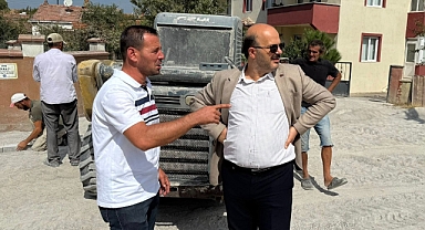 İvrindi Belediye Başkanı Önder Lapanta Çalışmaları Yerinde İnceledi