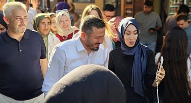 Mehmet Aydemir ve Rumeysa Kadak Gençlerle Buluştu