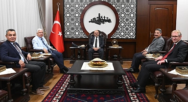 Mülkiye Müfettişleri Balıkesir Valisi İsmail Ustaoğlu'nu Ziyaret Etti