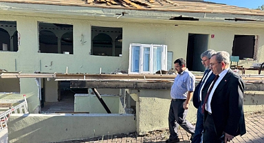 Sındırgı’da Depremde Hasar Gören Mahalle Camii Yeniden Yapılıyor