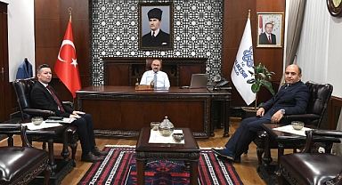 TEİAŞ 2. Bölge Müdürü, Ilıca Kadın Kooperatifi Başkanı ve Teknokent Müdürü Vali İsmail Ustaoğlu’nu Ziyaret Etti