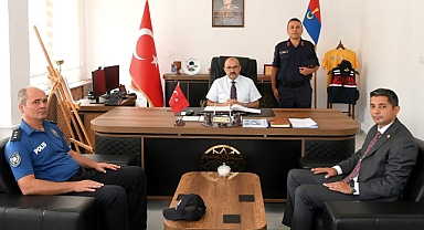 Vali İsmail Ustaoğlu’ndan Gömeç İlçe Jandarma Komutanlığı’na Ziyaret