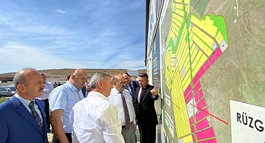 Vali Ustaoğlu, Gönen TDİOSB Proje Alanında İncelemelerde Bulundu