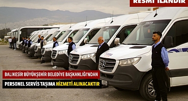 BALIKESİR BÜYÜKŞEHİR BELEDİYE BAŞKANLIĞI'NDAN