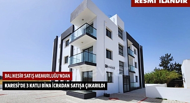 BALIKESİR SATIŞ MEMURLUĞU'NDAN