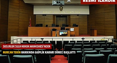 SUSURLUK SULH HUKUK MAHKEMESİ'NDEN