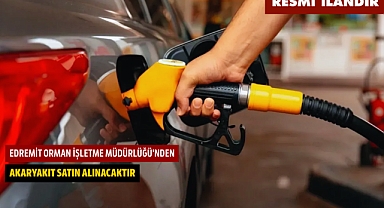 EDREMİT ORMAN İŞLETME MÜDÜRLÜĞÜ'NDEN