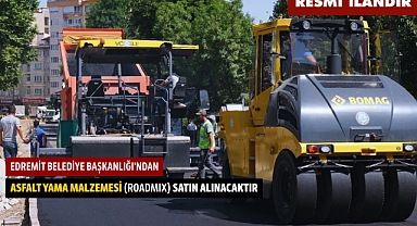 EDREMİT BELEDİYE BAŞKANLIĞI'NDAN