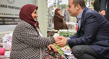 Ahmet Akın, İvrindi’de Esnaf ve Çiftçilerle Buluştu