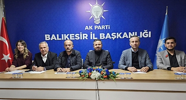 Ak Parti Balıkesir İl Teşkilatı Haftalık Toplantısını Gerçekleştirdi