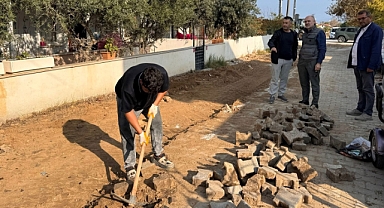 Avşa’da Yeşil Alan Atağı: Başkan Aydın Dinçer Çalışmaları Yerinde İnceledi