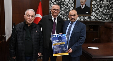 Balıkesir Kent Sempozyumu Heyetinden Vali Ustaoğlu’na Davet Ziyareti
