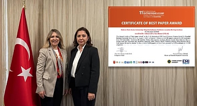 Balıkesir Üniversitesi Akademisyenlerinden Uluslararası Başarı: “En İyi Bildiri” Ödülü Kadın Girişimciliğine Gitti