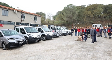 Balya Belediyesi Araç Filosuna Yeni Hizmet Araçları Katıldı
