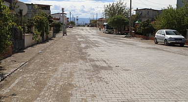 Burhaniye Hacıahmet Mahallesi Pazarbaşı Caddesi Yenilendi