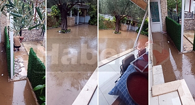 Edremit Körfezi’nde Sağanak Yağış Felakete Yol Açtı: Ev ve İş Yerlerini Su Bastı