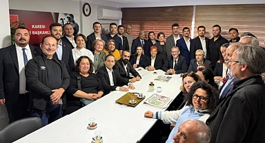 Erden Köybaşı’ndan Karesi İlçe Başkanlığı’na Hayırlı Olsun Ziyareti