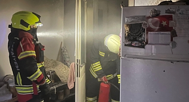 İvrindi’de Ev Yangınına Hızlı Müdahale