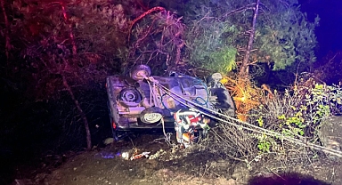 Kepsut Kayaeli Mahallesi’nde dere yatağına düşen 5 kişi kurtarıldı