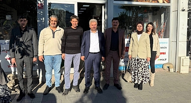 Milletvekili Mustafa Canbey’den Edremit’te Esnaf Ziyareti