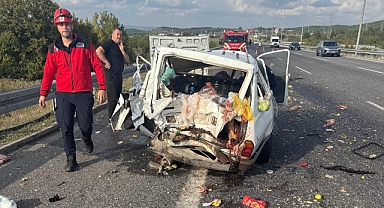 Savaştepe’de Otoyolda Feci Kaza: 1 Ölü, 1 Yaralı