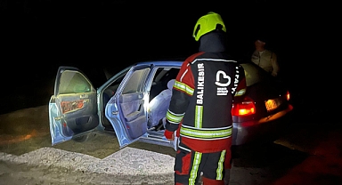 Sındırgı’da Araç Yangını Korkuttu