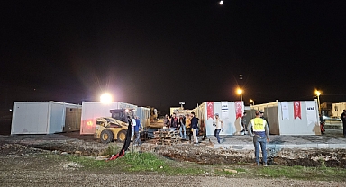 Sındırgı’da Depremzedeler İçin Kurulan Konteyner Kent İncelendi