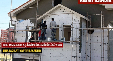 TCDD TAŞIMACILIK A.Ş. İZMİR BÖLGE MÜDÜRLÜĞÜ'NDEN