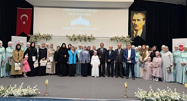 23 Genç Hafız Gönen’de Dualarla Belgelerini Aldı