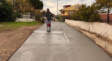 Avşa’da Konforlu Ulaşım İçin Beton Hamlesi